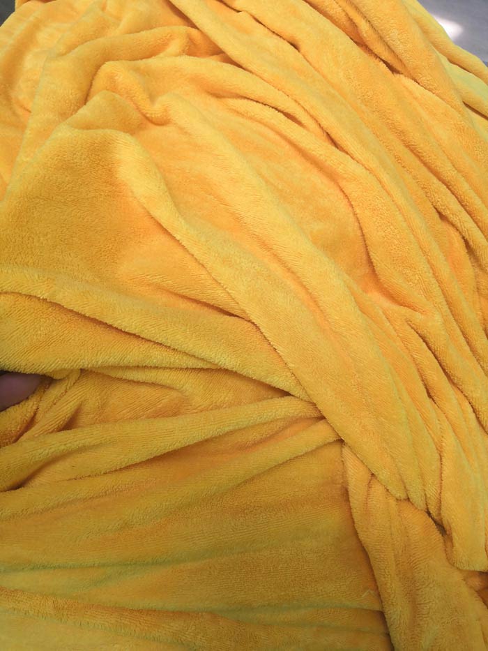 weft with hair microfiber towel