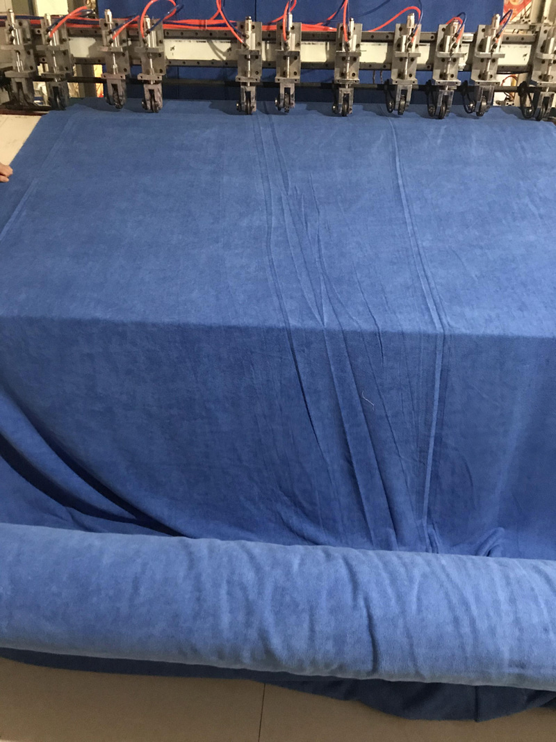 ultrasonic laser cutting towel,edgeless microfiber towel
