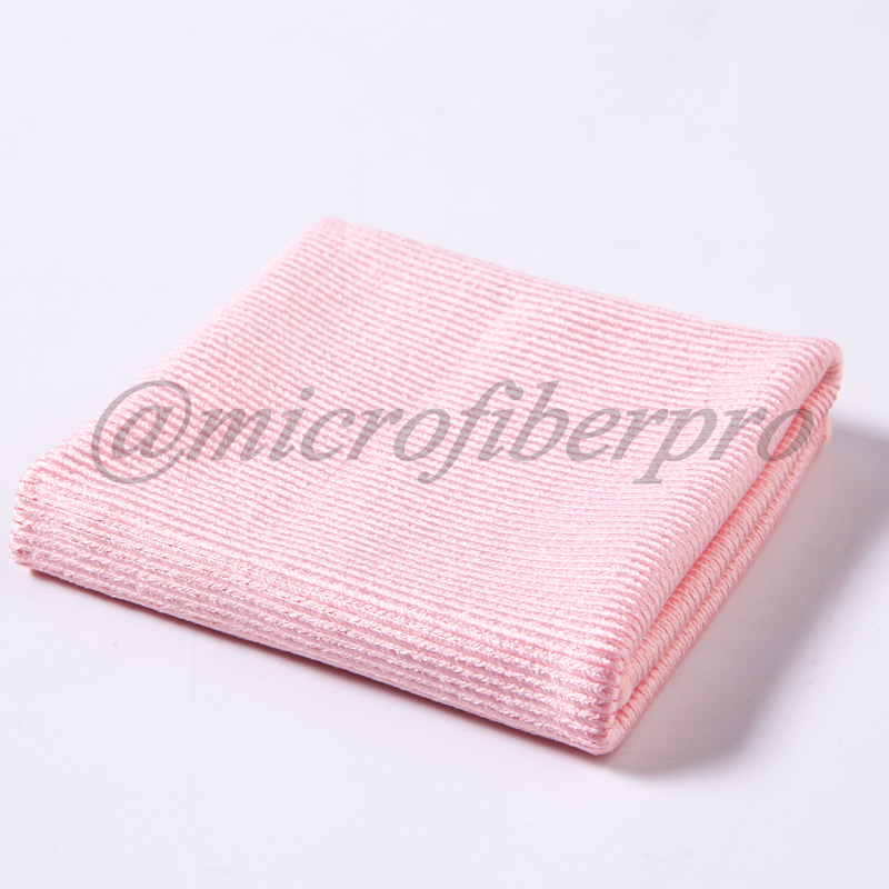 glass cleaning microfiber towel-3