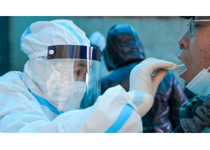 The Shijiazhuang city fighting against the Covid-19 pandemic in January 2021