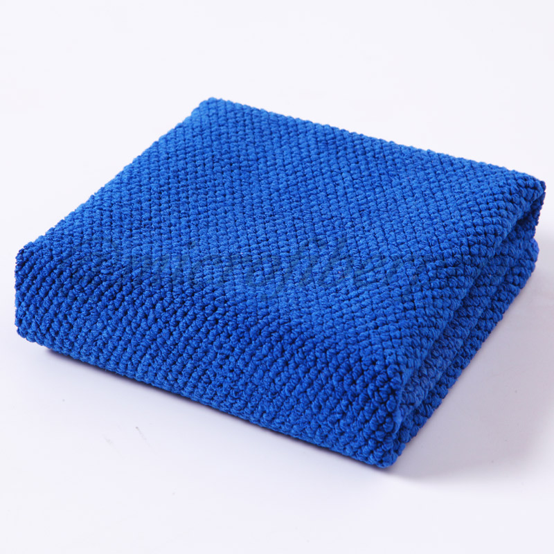 Big Size Pearl Mesh Knitting Microfiber Cleaning Towel